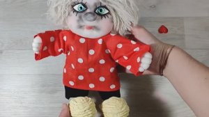 Рукоделие. Мастер-класс. Домовенок Кузя - кукла из капрона.