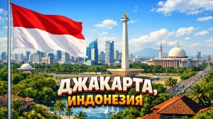 Джакарта, ИНДОНЕЗИЯ - Пешая экскурсия в по центральному деловому району Судирман