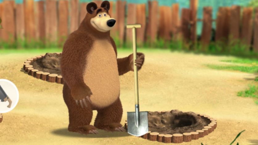 Маша и Медведь. Фермеры .  Детям . Для детей. Часть  6