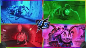 ПАРОВОЗИК ТОМАС-ПОЖИРАТЕЛЬ ПРОТИВ ЧУ-ЧУ ЧАРЛЬЗА: Великая Битва на Рельсах — Веселый Мультик 🚂👹💥