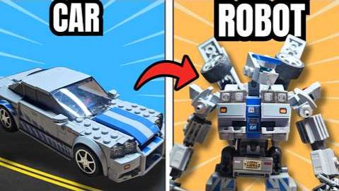 Я пробовал строить машинки-трансформеры из ЛЕГО Movie…