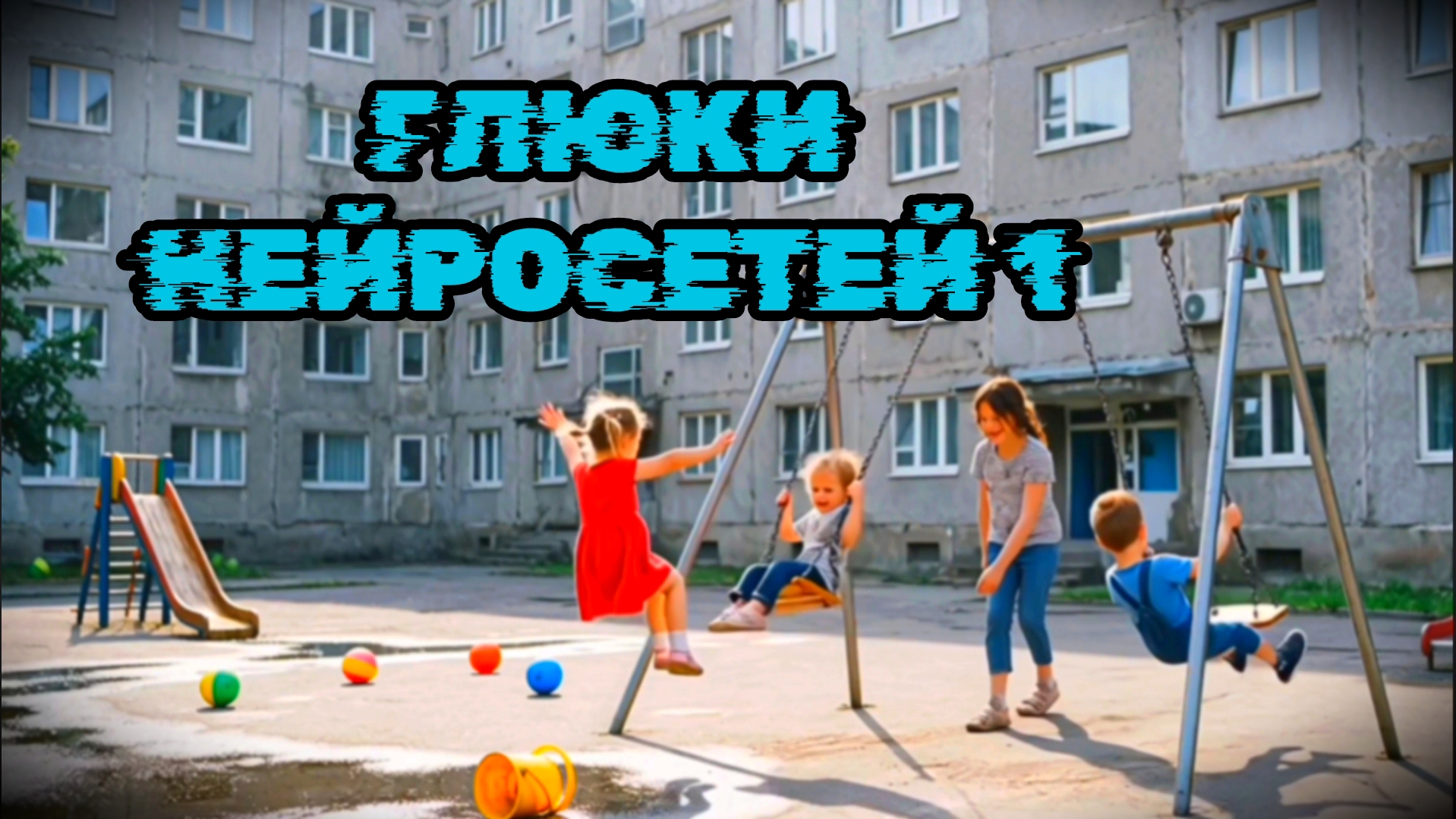 ГЛЮКИ НЕЙРОСЕТЕЙ при монтаже.