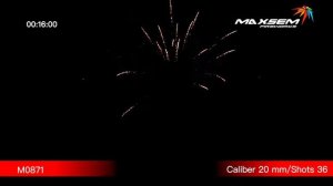 Салют   Maxsem   M0871   THE MOON ECLIPSE   0,8 дюйма 20 мм  калибр   36 залпов