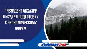 Президент Абхазии обсудил подготовку к экономическому форуму