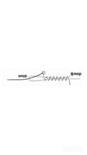 Узел рыболовный. Albright knot.