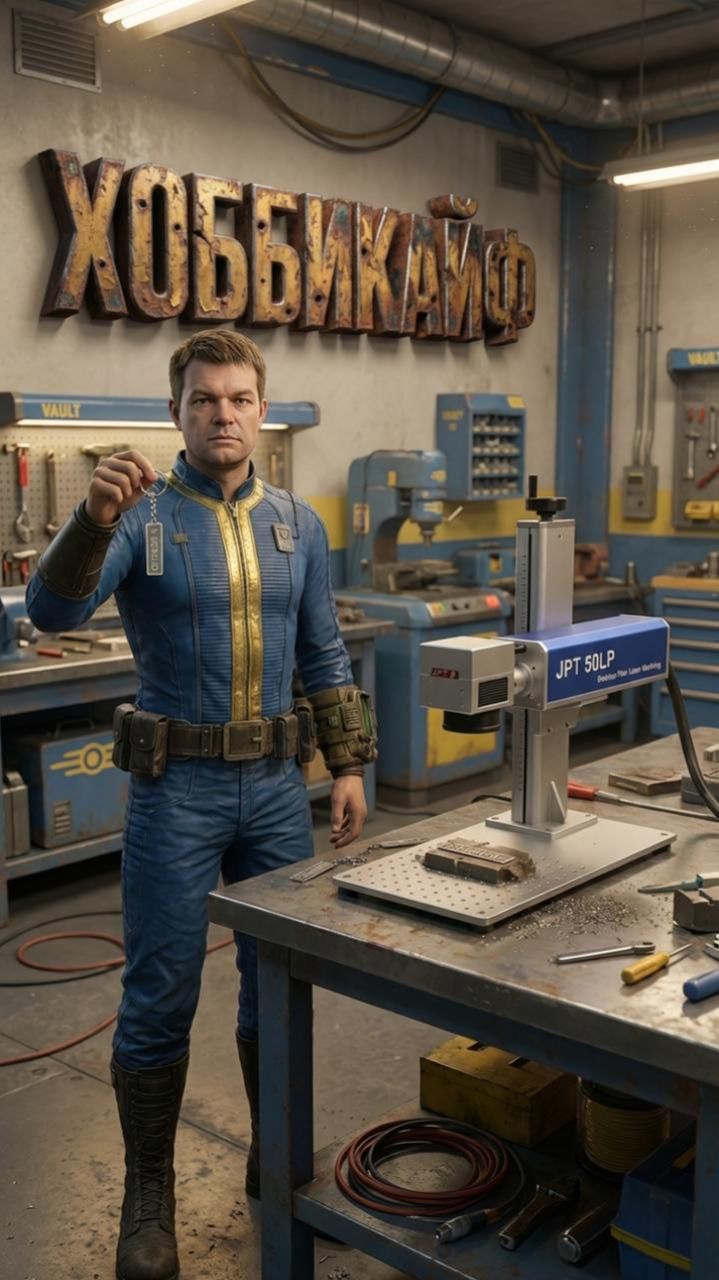 🚗⚙️ Гравировка брелка на лазерном маркировщике