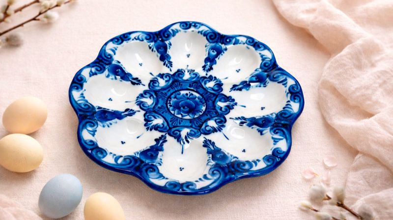Пасхальница большая (тарелка для яиц) 