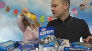 Катя и Папа делают торт из печенья