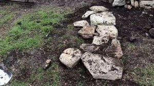 22 декабря 2023г.Мой дом.Начала делать бродвей из камня )