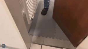 Панели на пол быстрая и простая укладка в ванной, санузле