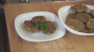 Грибные котлеты с рисом без мяса.