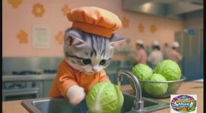 【Трудовой котик Муги】Один день из жизни Муги на празднике Цукими 🐱🌕