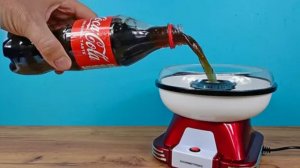 БЕЗУМНЫЙ эксперимент с аппаратом для сахарной ваты