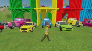 Машинки. Мультики про машинки. Полицейская машинка. Пожарная машинка.