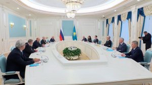 Михаила Мишустина в Астане принял президент Казахстана Касым-Жомарт Токаев