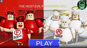 😈 ДЬЯВОЛЬСКАЯ СЕМЕЙКА ПРОТИВ 😇 АНГЕЛЬСКАЯ СЕМЕЙКА В ТЮРЬМЕ ОББИ РОБЛОКС