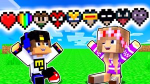 Майнкрафт но КАЖДОЕ СЕРДЦЕ Даёт СУПЕРГЕРОЙ СИЛУ ! Девушка НУБ И ПРО Видео Троллинг Minecraft