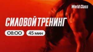 СИЛОВОЙ ТРЕНИНГ  c Валерием Кольвой | 24 марта 2026 | Онлайн-тренировки World Class