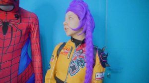 $1 vs $10,000 BANNED School Products! Rumi and FAKE Spider man at school!