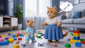 Котик и Мама