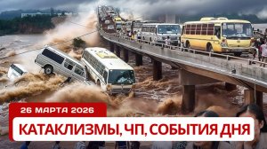 Новости Сегодня 26.03.2026 - Катаклизмы, ЧП, События дня | Россия Китай Индия США Европа