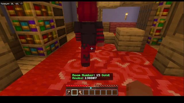 играем дорс в майнкрафте вместе с другом, что же получится?