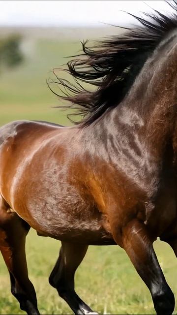 Красивая лошадь на свободе #лошади #природа #животные