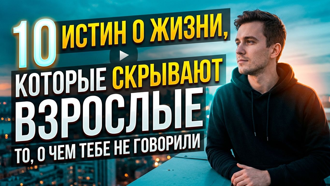10 истин о жизни, о которых молчат взрослые (Жесткая правда)