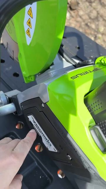 Аккумуляторный бетонорез Greenworks