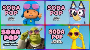 Покойо против Блуи, Шрека и Спрунки — Песня Сода Поп: Кто Самый Лучший?