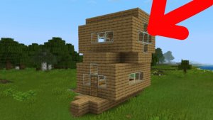 КАК ПОСТРОИТЬ КРАСИВЫЙ ДВУХЭТАЖНЫЙ ДОМ В МАЙНКРАФТ