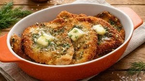 Это божественно! Сочнейший шницель по-домашнему. Сочный шницель из свинины в духовке.