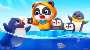 BabyBus: Город маленькой панды — Холодный полюс! ❄️🐧 Развивающий мультфильм для детей