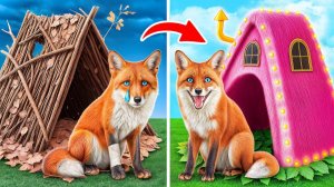 Строим Секретный Домик для Лисы