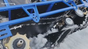 Попал в снежную ловушку. Сломалась ходовая на мототолкаче, что делать? 18.03.26