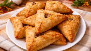 Татарские треугольники (эчпочмаки) с мясом — простой и вкусный рецепт