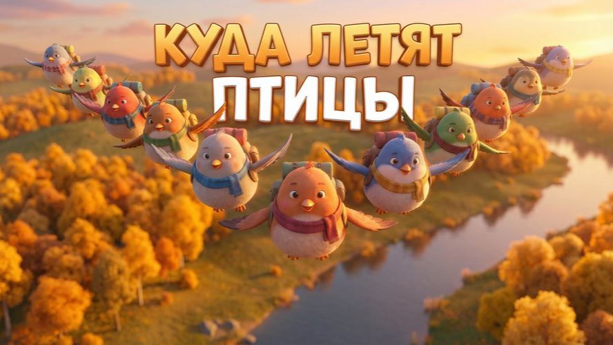 Песня - куда летят птицы🕊️🐦🏠🎶