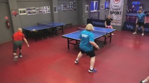 II ф. Каматин/Михайлова (1027) - Мухаметов/Киреева (1027) настольный теннис 22.03 Парный МИКСТ