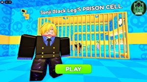 Побег Санджи Черная Нога из тюрьмы! (Обби) Игровой процесс #roblox #obby