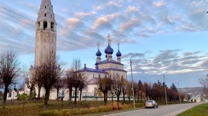 с.Палех Крестовоздвиженский собор Ивановская обл октябрь 2023