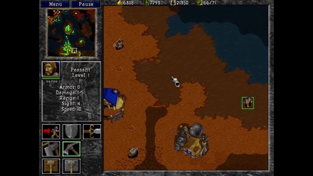 Warcraft 2 Human Миссия 13 прохождение без комментариев