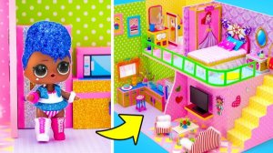 Самый милый кукольный домик 🏠 DIY мини-дом