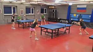 9..12 БЛИЦ-турнир Фролов/Озерова - Ревука/Михайлова настольный теннис Санкт-Петербург 22.03