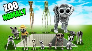 СКИНУЛИ СЕМЬЮ ЗООНОМАЛИ В ПРОПАСТЬ! ЯМА ЗООНОМАЛИ В Garry`s Mod