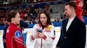 Маленькие Анна Щербакова и Алина Загитова. Чемпионат мира по фигурному катанию 2026.