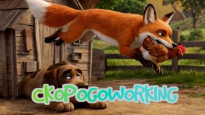 Про лису и пса (английская скороговорка-разнобуквица, все буквы алфавита)