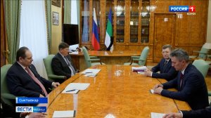 Глава Коми провёл рабочую встречу с начальником Северо-Западного главного управления Банка России