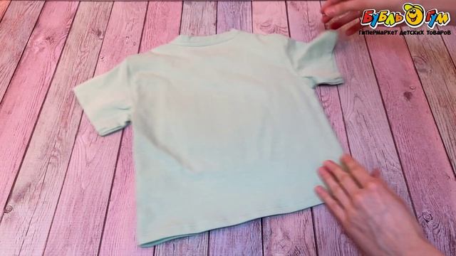 Футболка Lanson Kids с машинками на кнопках и без кнопок зеленая - видео