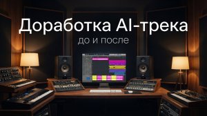 Доработка AI-трека: до и после | Стемы, баланс, вокал, микс, мастер
