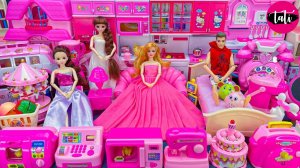 Играем в игрушки из мультика принцесса кукла Барби. Мультфильм для детей. ASMR АСМР